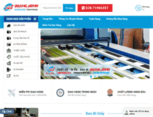 Tablet Screenshot of inanquangminh.com